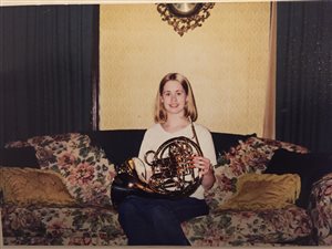 Throw back photo! Lisa in High School with her Holton 279 horn