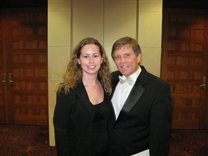 Lisa with Frank Ticheli